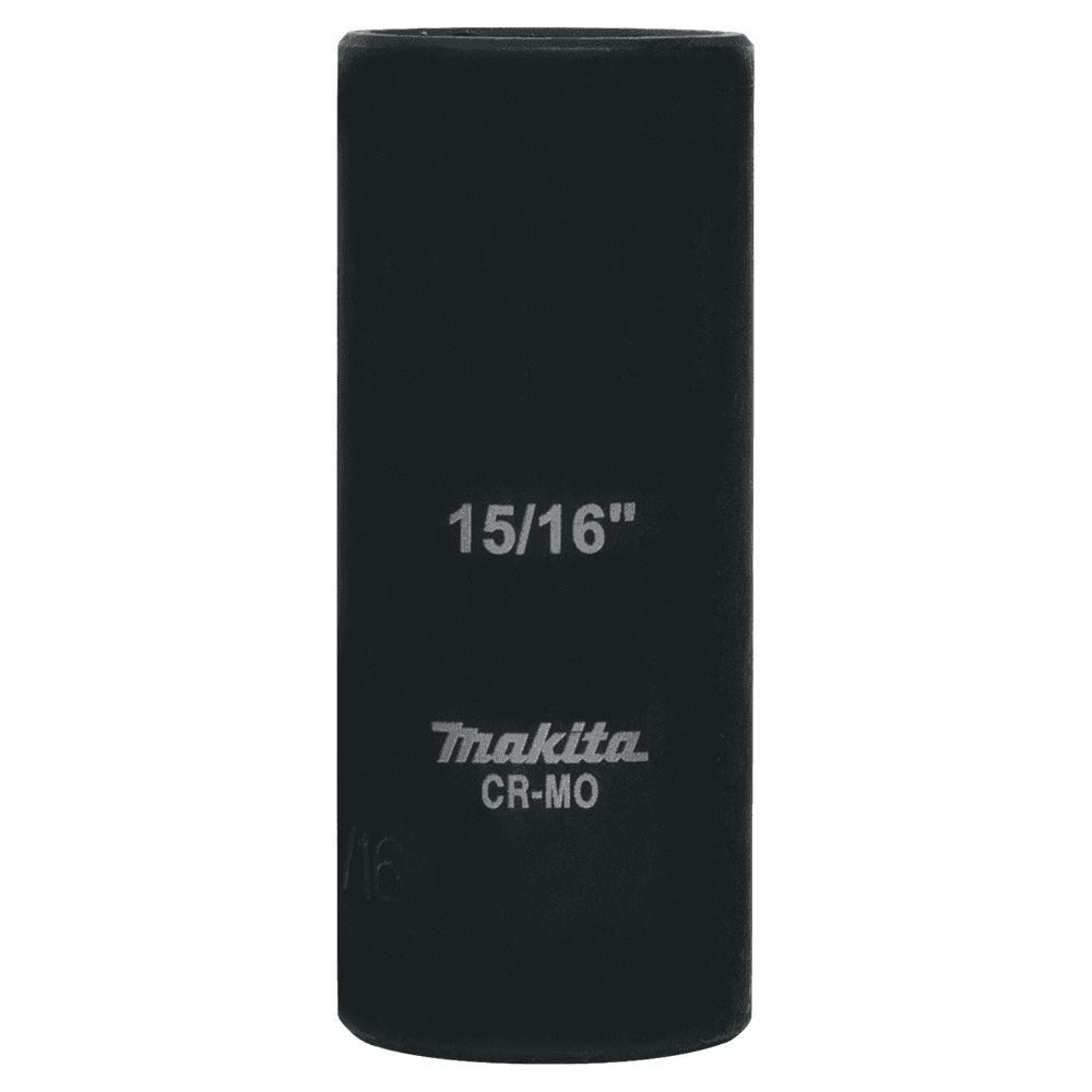 15/16" Deep Well SAE Impact Socket, 1/2" Drive Main - Image