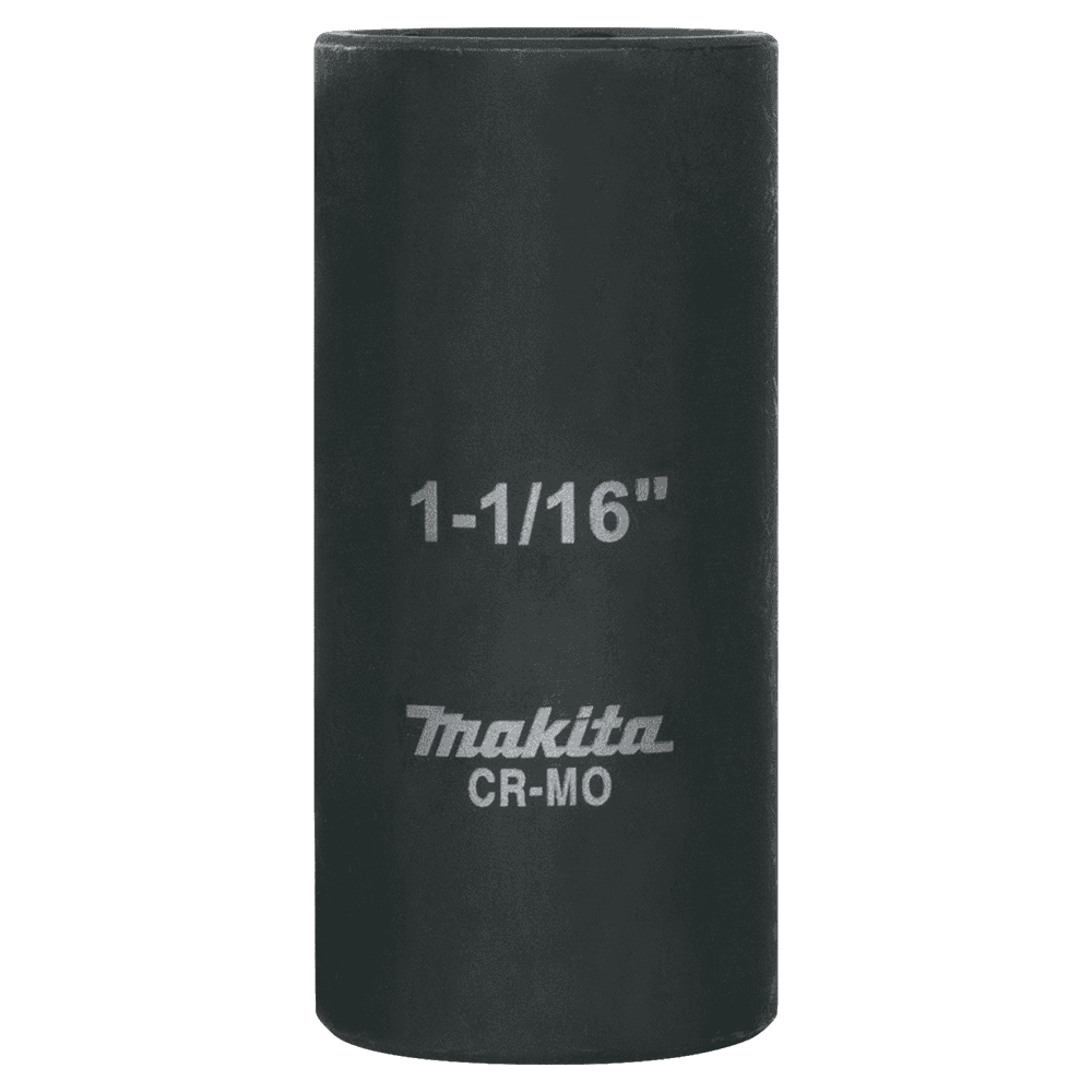 1-1/16" Deep Well SAE Impact Socket, 1/2" Drive Main - Image