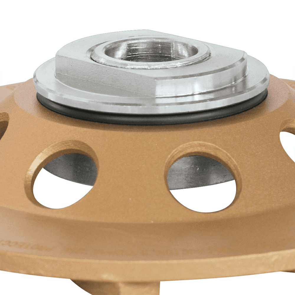 4-1/2" Low-Vibration 8 Segment Turbo Diamond Cup Wheel Alt 3 - Image