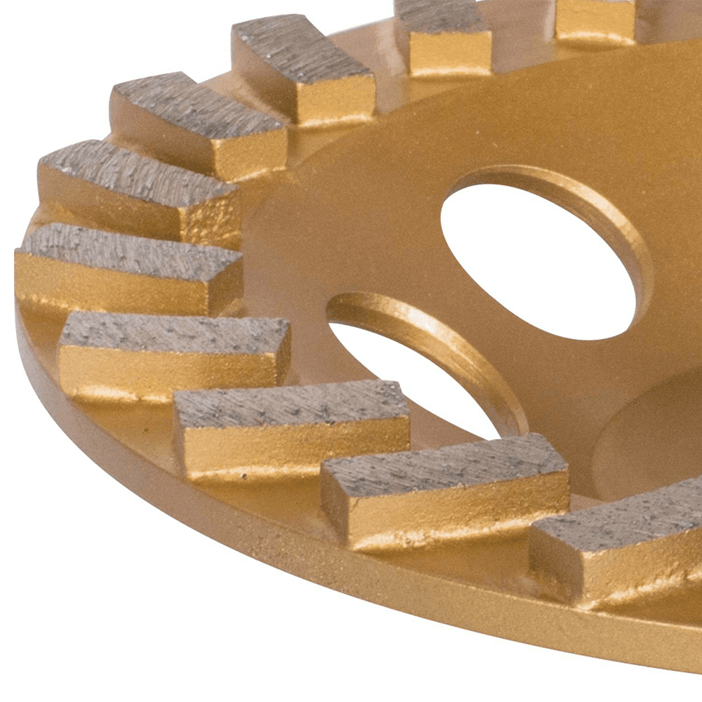 7" Low-Vibration 24 Segment Turbo Diamond Cup Wheel Alt 2 - Image