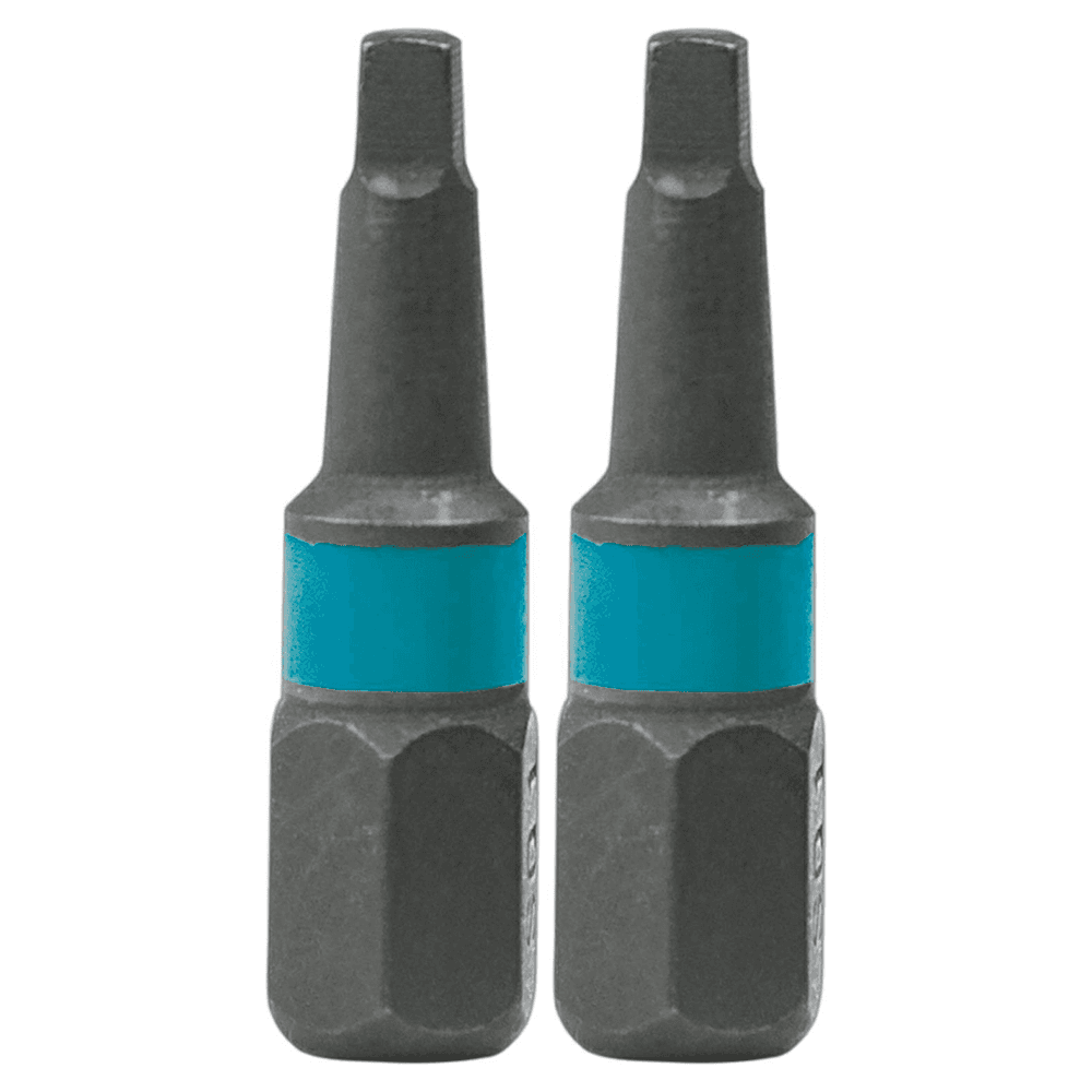 #1 x 1" ImpactX Square Drive Recess Insert Bit (2/Pack) Main - Image