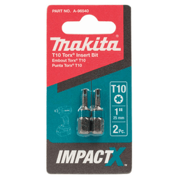 T10 x 1" ImpactX Torx Drive Insert Bit (2/Pack) Alt 1 - Image