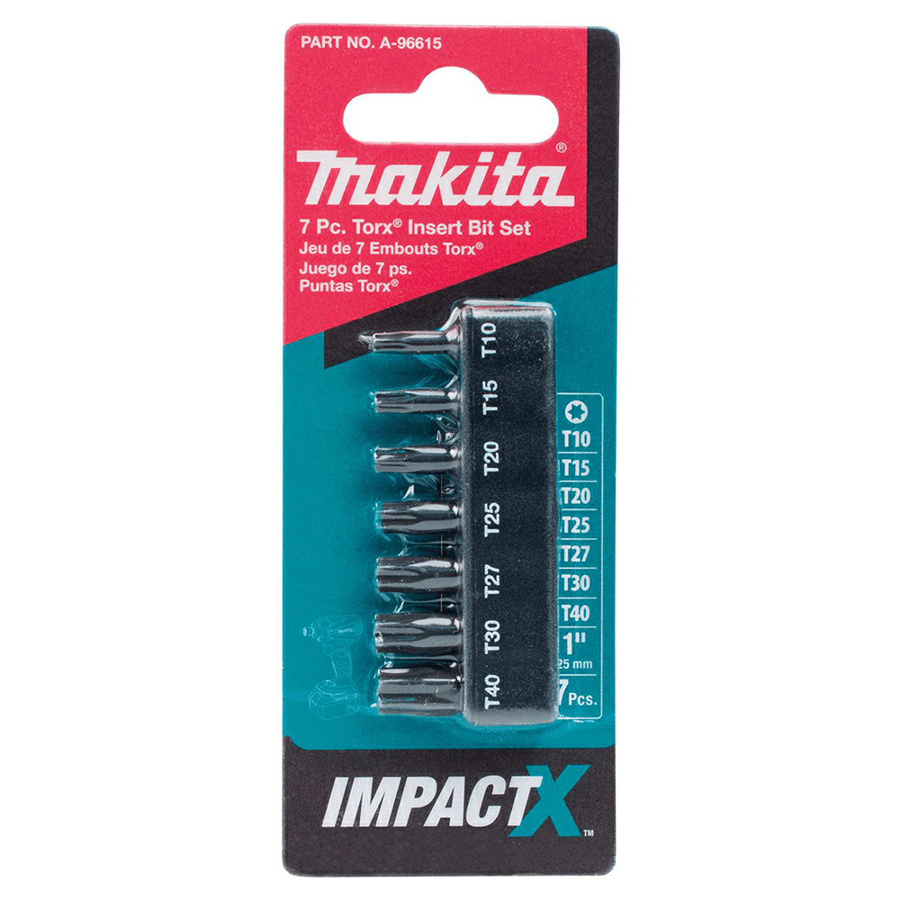 1" ImpactX 7-Piece Torx Drive Insert Bit Set Alt 1 - Image