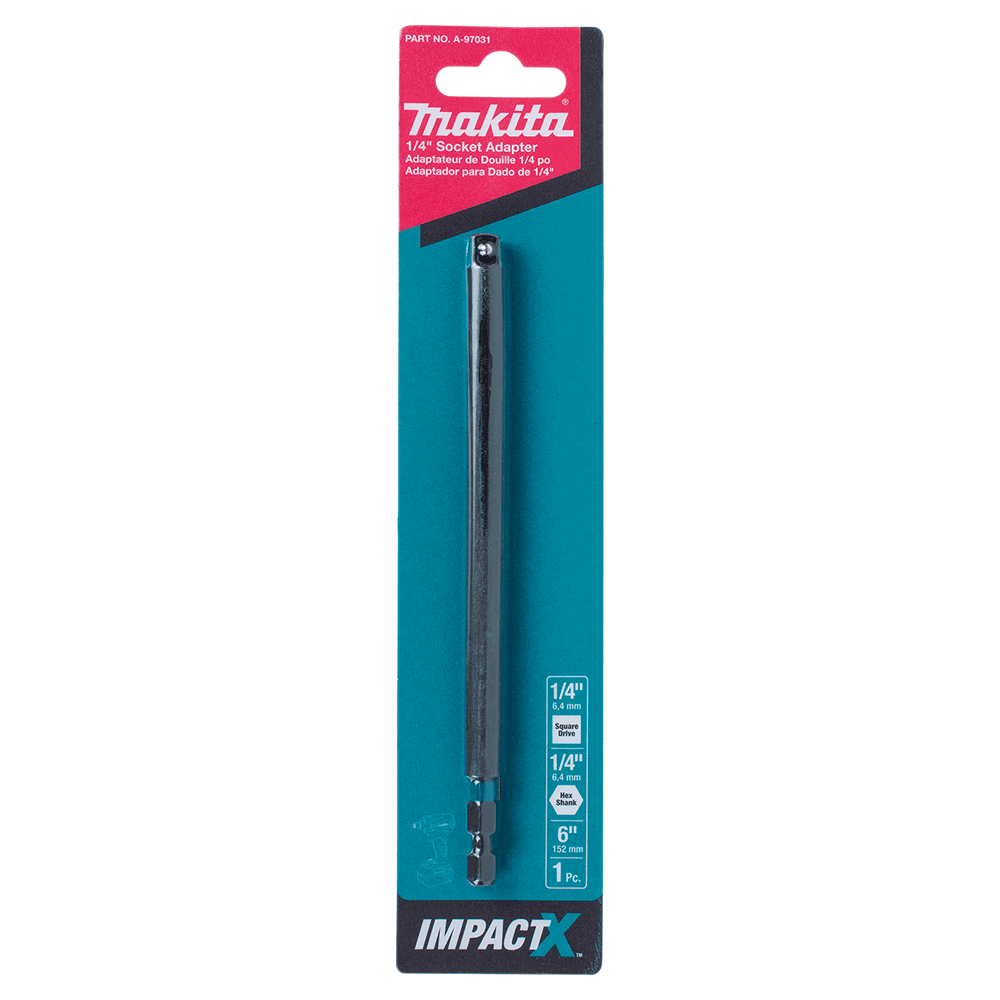 1/4" x 6" ImpactX Socket Adapter Alt 1 - Image