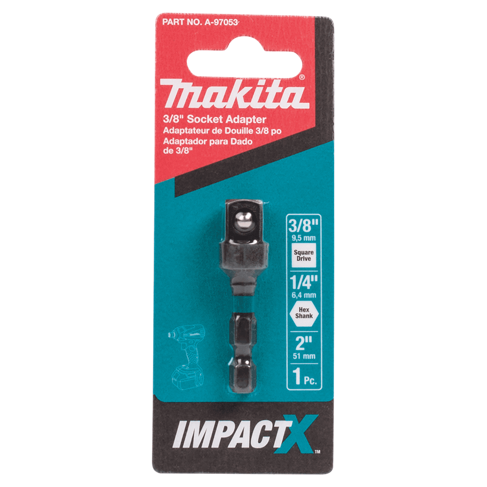 3/8" x 2" ImpactX Socket Adapter Alt 1 - Image