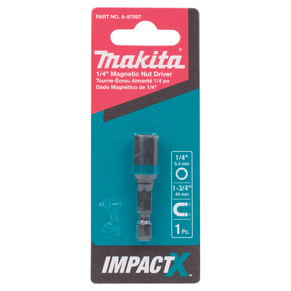 1-3/4" ImpactX Magnetic Nut Driver, 1/4" Shank Alt 1 - Image