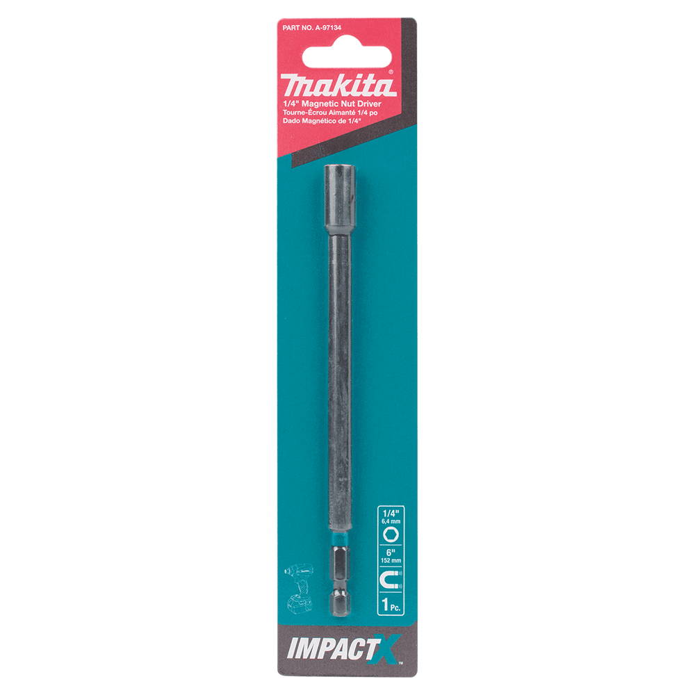 6" ImpactX Magnetic Nut Driver, 1/4" Shank Alt 1 - Image