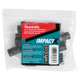 5/16" x 2-9/16" ImpactX Magnetic Nut Driver, 1/4" Shank (10/Pack) Alt 1 - Image