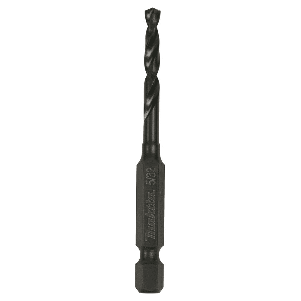 5/32" x 2-3/4" Black Oxide Drill Bit, 1/4" Shank Main - Image