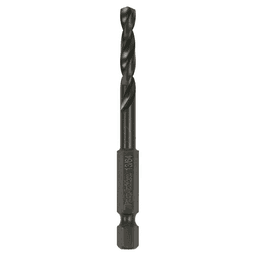 13/64" x 3" Black Oxide Drill Bit, 1/4" Shank Main - Image