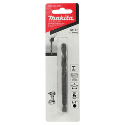 5/16" x 3-15/16" Black Oxide Drill Bit, 1/4" Shank Alt 1 - Image