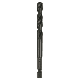 5/16" x 3-15/16" Black Oxide Drill Bit, 1/4" Shank Main - Image