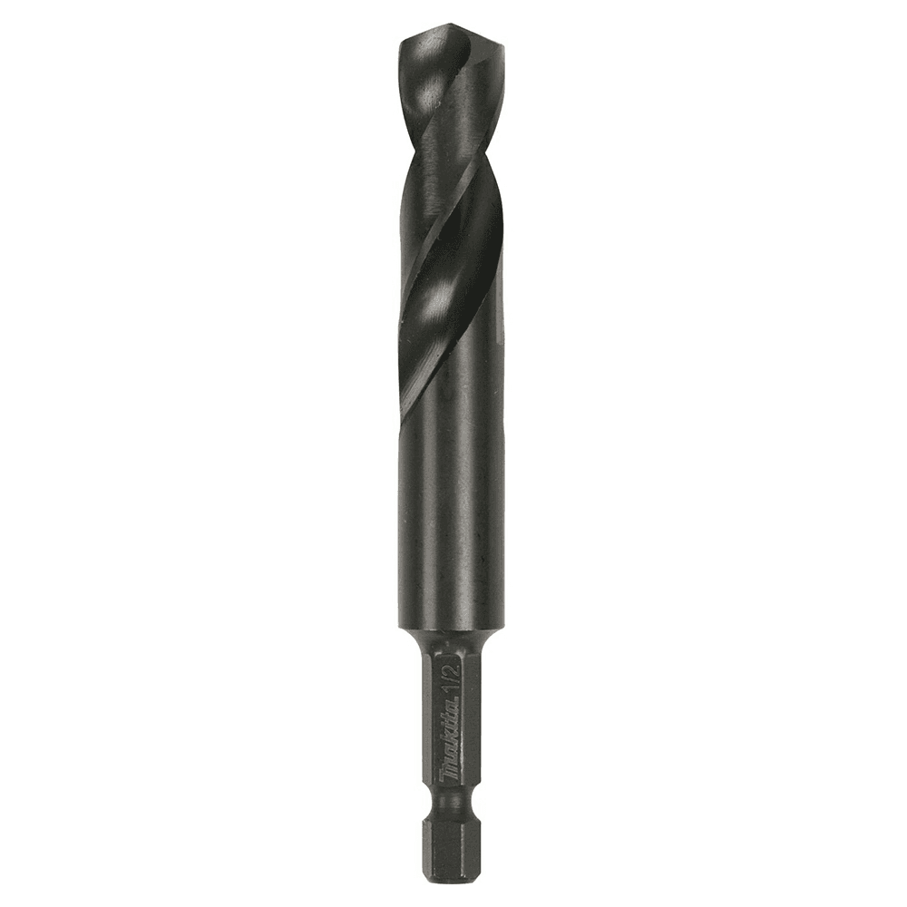 1/2" x 3-15/16" Black Oxide Drill Bit, 1/4" Shank Main - Image