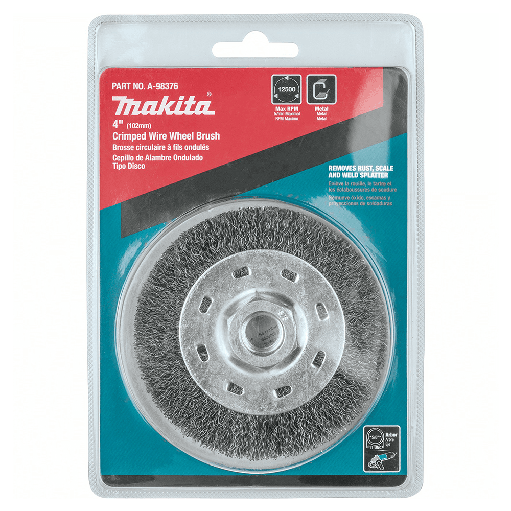 4" Crimped Wire Wheel, 5/8"-11" Arbor Hole Alt 2 - Image