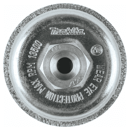 3" Crimped Wire Cup Brush, M10 x 1.25 Arbor Hole Alt 2 - Image