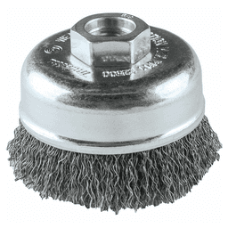 3" Crimped Wire Cup Brush, 5/8"-11" Arbor Hole Main - Image