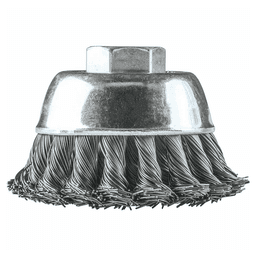 2-3/4" Knot Wire Cup Brush, 5/8"-11" Arbor Hole Alt 1 - Image