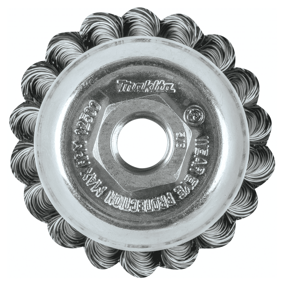 2-3/4" Knot Wire Cup Brush, 5/8"-11" Arbor Hole Alt 2 - Image