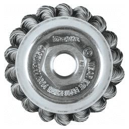 2-3/4" Knot Wire Cup Brush, 5/8"-11" Arbor Hole Alt 2 - Image