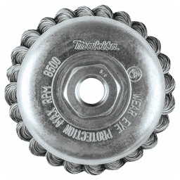 4" Knot Wire Cup Brush, 5/8"-11" Arbor Hole Alt 2 - Image