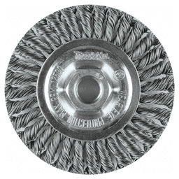 4" Stringer Bead Twist Wire Wheel, 5/8"-11" Arbor Hole Alt 1 - Image