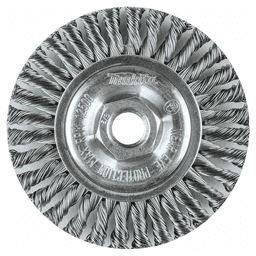 4" Stringer Bead Twist Stainless Steel Wire Wheel, 5/8"-11" Arbor Hole Alt 1 - Image
