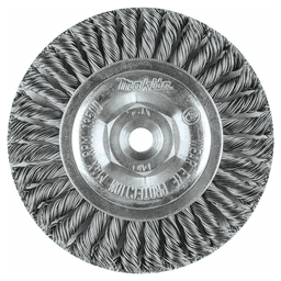 4" Stringer Bead Twist Wire Wheel, M10 x 1.25 Arbor Hole Alt 1 - Image
