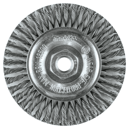 5" Stringer Bead Twist Wire Wheel, 5/8"-11" Arbor Hole Alt 1 - Image