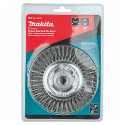 5" Stringer Bead Twist Wire Wheel, 5/8"-11" Arbor Hole Alt 2 - Image