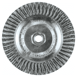 6" Stringer Bead Twist Wire Wheel, 5/8"-11" Arbor Hole Alt 1 - Image