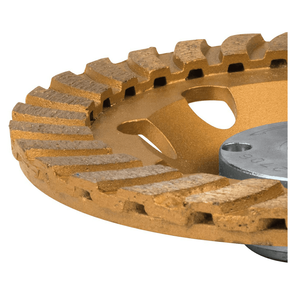 5" Low-Vibration Turbo Diamond Cup Wheel Alt 3 - Image