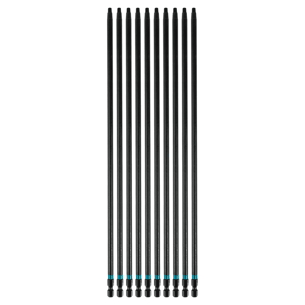 #3 x 12" ImpactX Square Drive Recess Power Bit (10/Pack) Main - Image