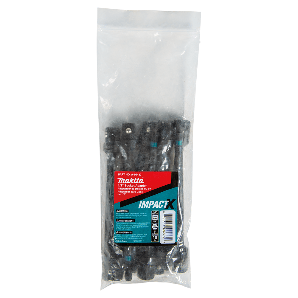 1/2" x 6" ImpactX Socket Adapter (10/Pack) Alt 1 - Image