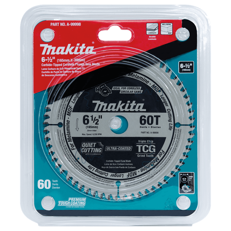 6?1/2" x 60 Tooth Plunge Saw Blade - Alt Image 1