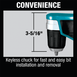 12 V max CXT Lithium-Ion Cordless 3/8" Right Angle Drill Kit, 3-5/16" Angle Head Height (2.0 Ah) Alt 8 - Image