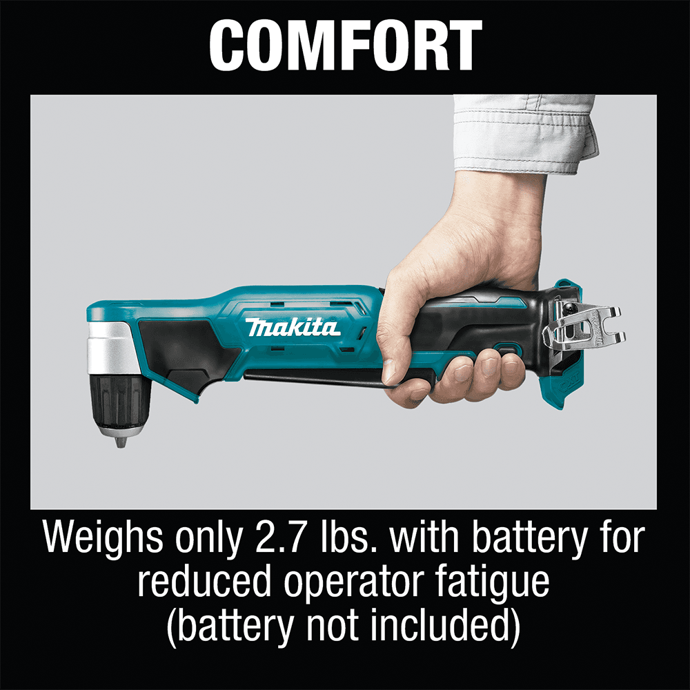 12 V max CXT Lithium-Ion Cordless 3/8" Right Angle Drill Tool Only, 3-5/16" Angle Head Height (2.0 Ah) Alt 5 - Image