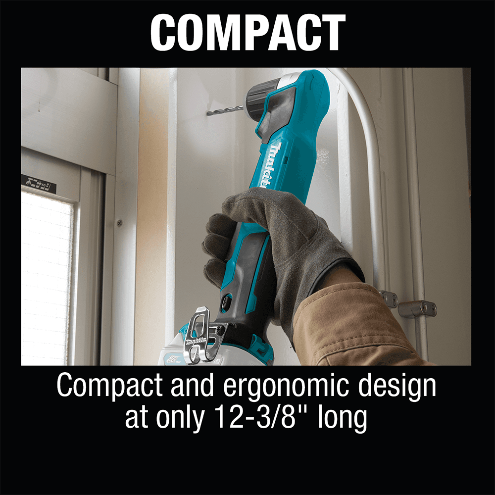 12 V max CXT Lithium-Ion Cordless 3/8" Right Angle Drill Tool Only, 3-5/16" Angle Head Height (2.0 Ah) Alt 6 - Image