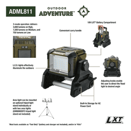 18V LXT Cordless/Corded L.E.D. Area Light, Light Only Alt 1 - Image
