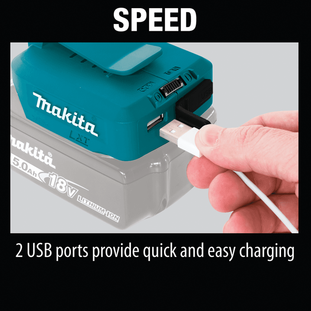 Makita Cordless Power Source with Rubber Covers for Durability