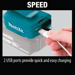 Makita Cordless Power Source with Rubber Covers for Durability