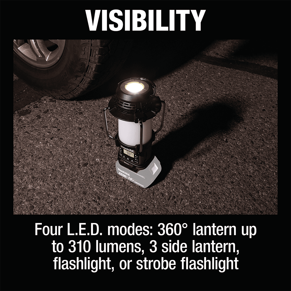 18V LXT Outdoor Adventure Bluetooth Radio/L.E.D. Lantern Tool Only Alt 13 - Image