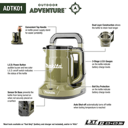 36V (18V X2) LXT Hot Water Kettle, Tool Only Alt 1 - Image