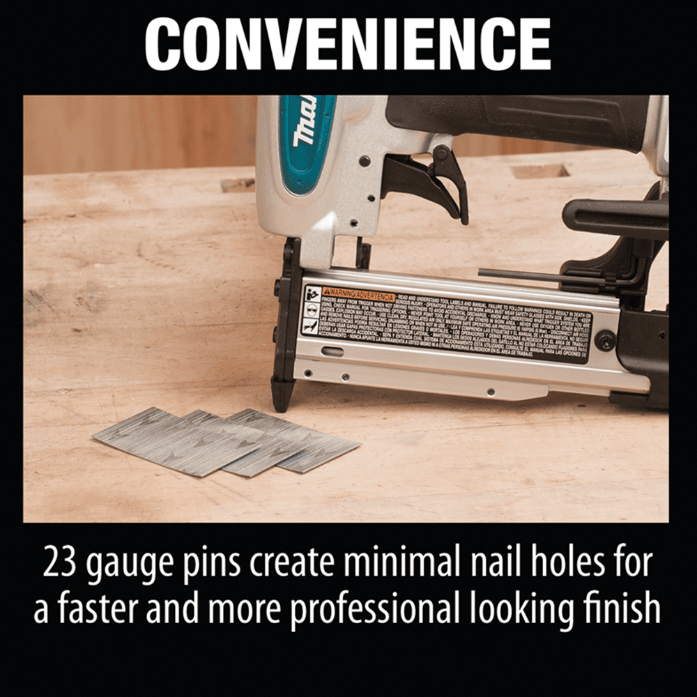 Makita Pin Nailer with 130 Nail Capacity