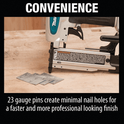Makita Pin Nailer with 130 Nail Capacity