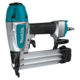 Makita AF506 2" x 18 Gauge Pneumatic Brad Nailer front view with no-mar tip attached