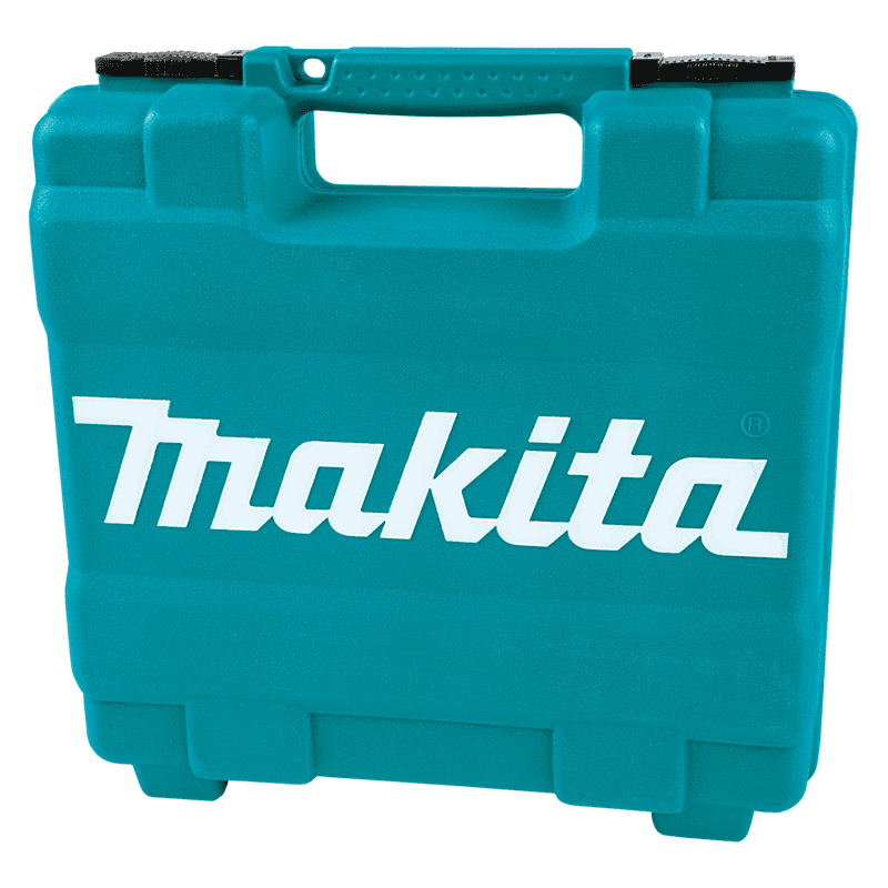 Makita AF506 2" x 18 Gauge Pneumatic Brad Nailer in use on baseboard and crown molding installation