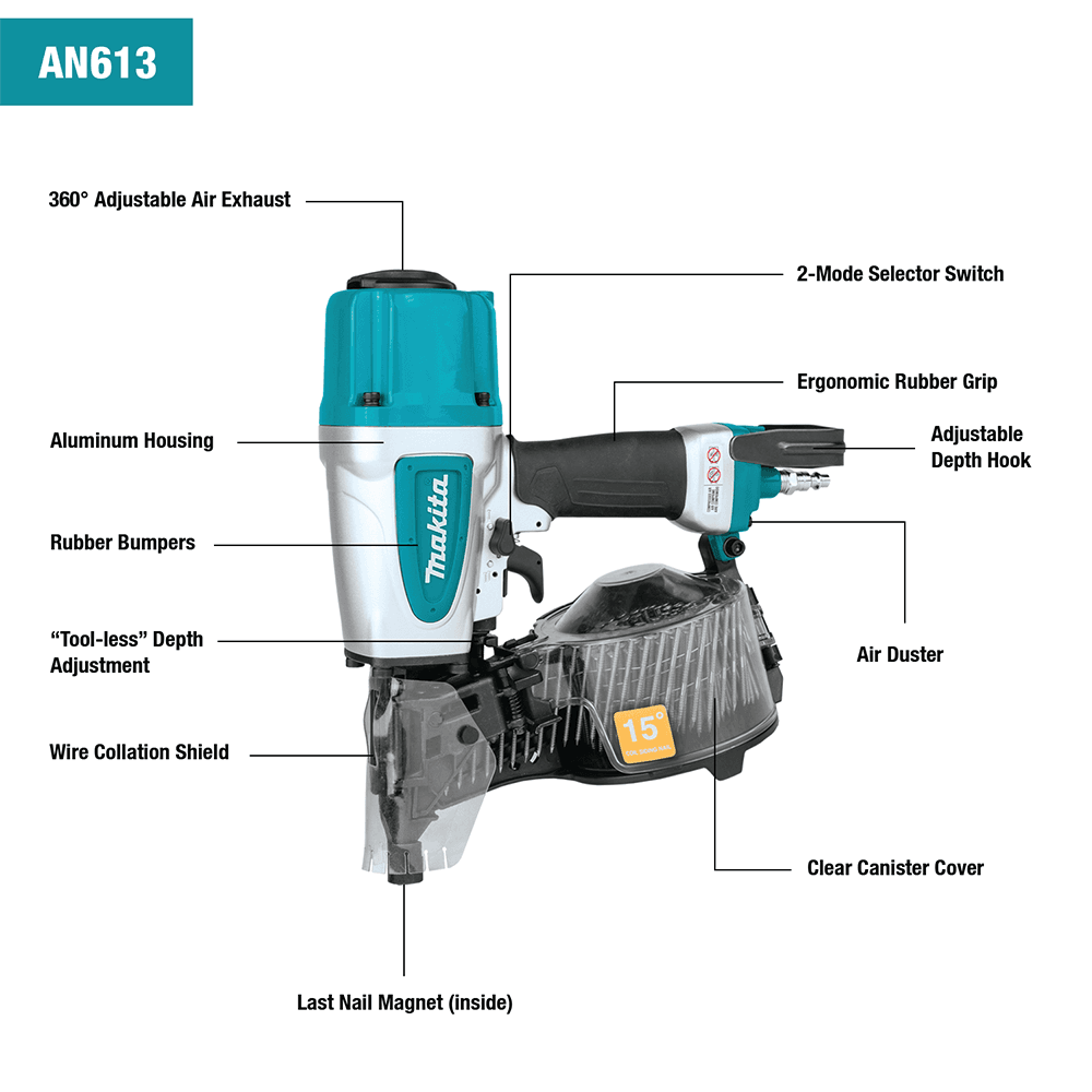 15° x 2-1/2" Siding Coil Nailer Alt 13 - Image