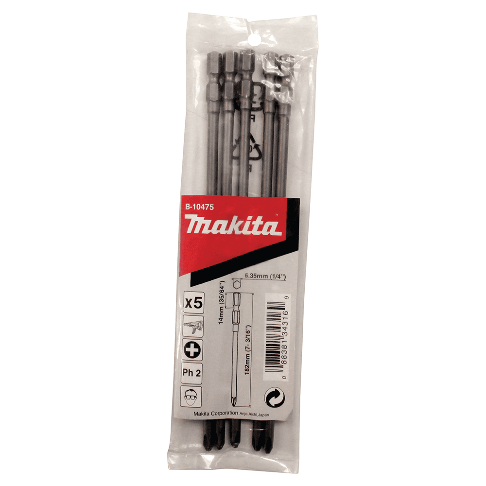 #2 x 7-3/16" Phillips Drive Power Bit (5/Pack) Alt 1 - Image