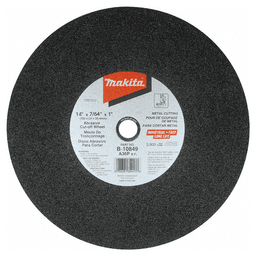 14" x 7/64" Abrasive Cut-Off Wheel, 1" Arbor (5/Pack) Alt 1 - Image