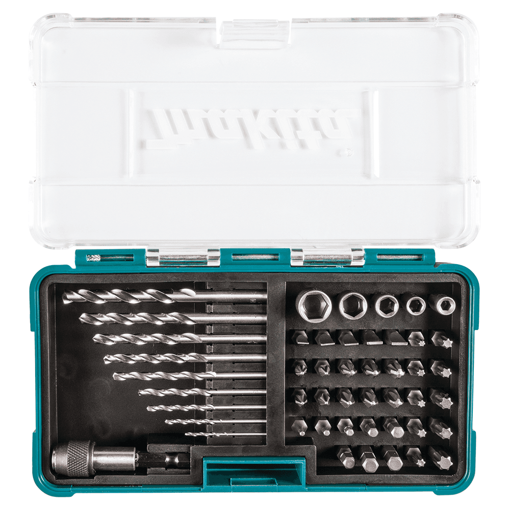 48-Piece Metric High Speed Steel Drill Bit/Screw Bit/Socket Set Alt 1 - Image